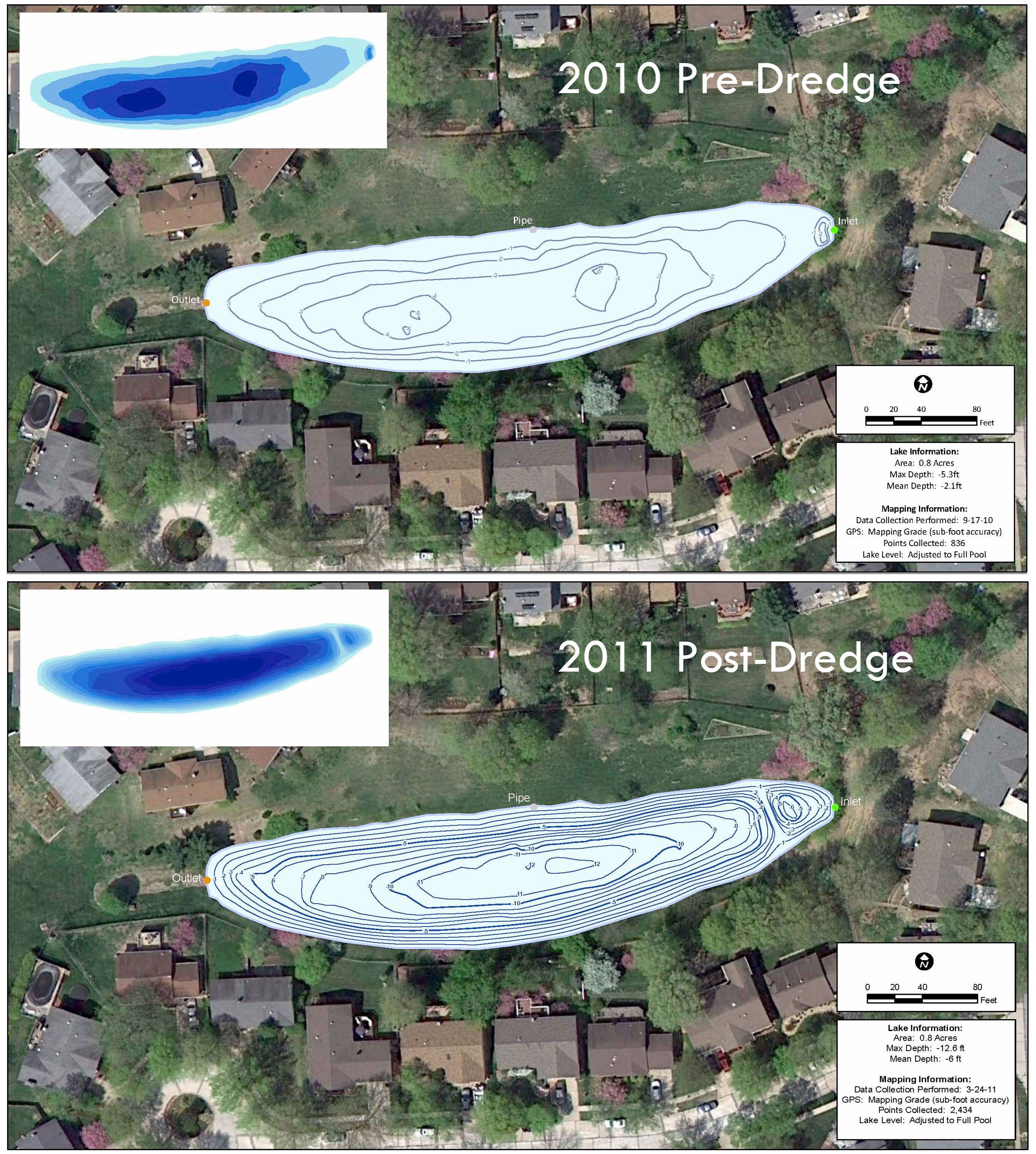 Dredge Before and After